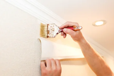 Pose de papier peint à Séneujols — revêtements muraux et toiles de verre